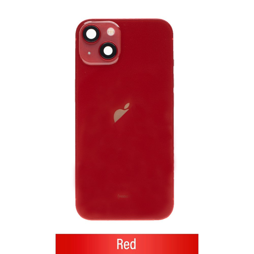 Rear Housing with Full Set Parts for iPhone 13-Red (Purple) Rear Housing with Full Set Parts for iPhone 13-Red (Purple)